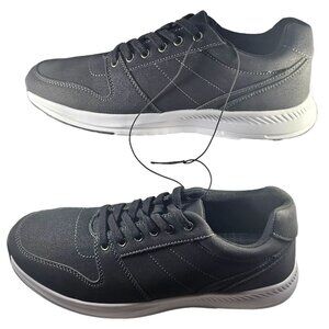 Weatherproof Vintage Mens Lace-Up Sneakers Black & White Size 11